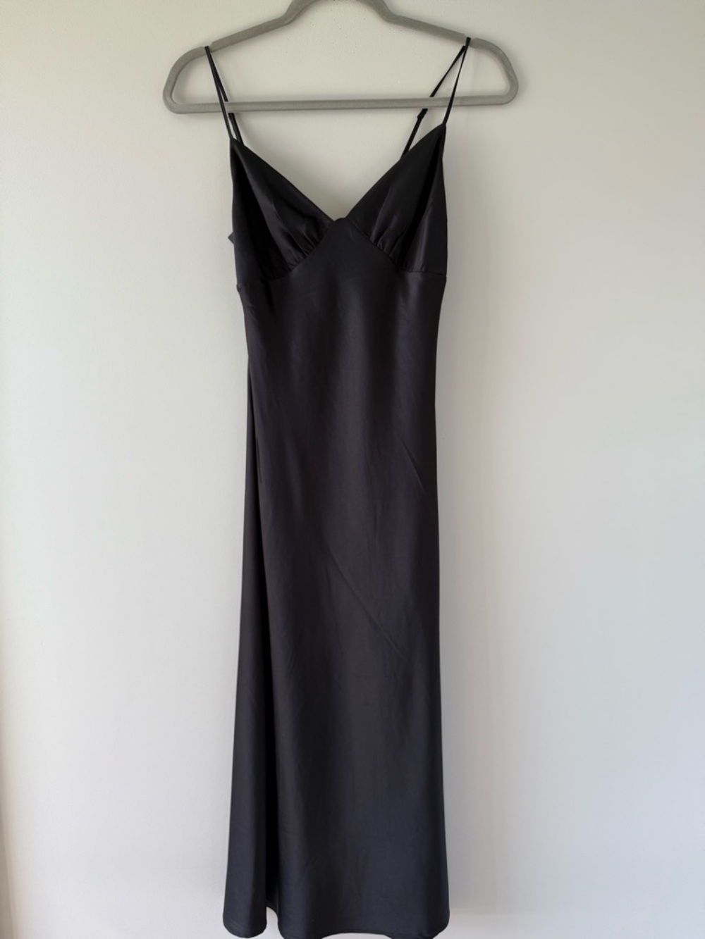 Dynamite Black Slip Midi Dress